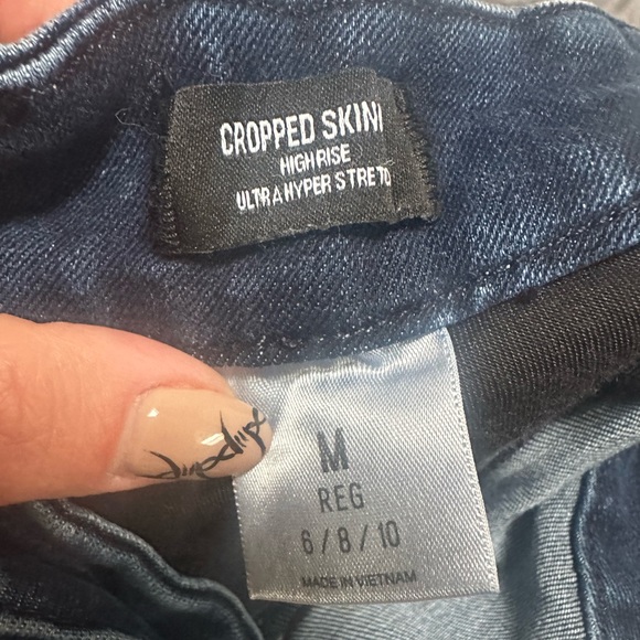 Express cropped skinny jeans - Picture 2 of 5